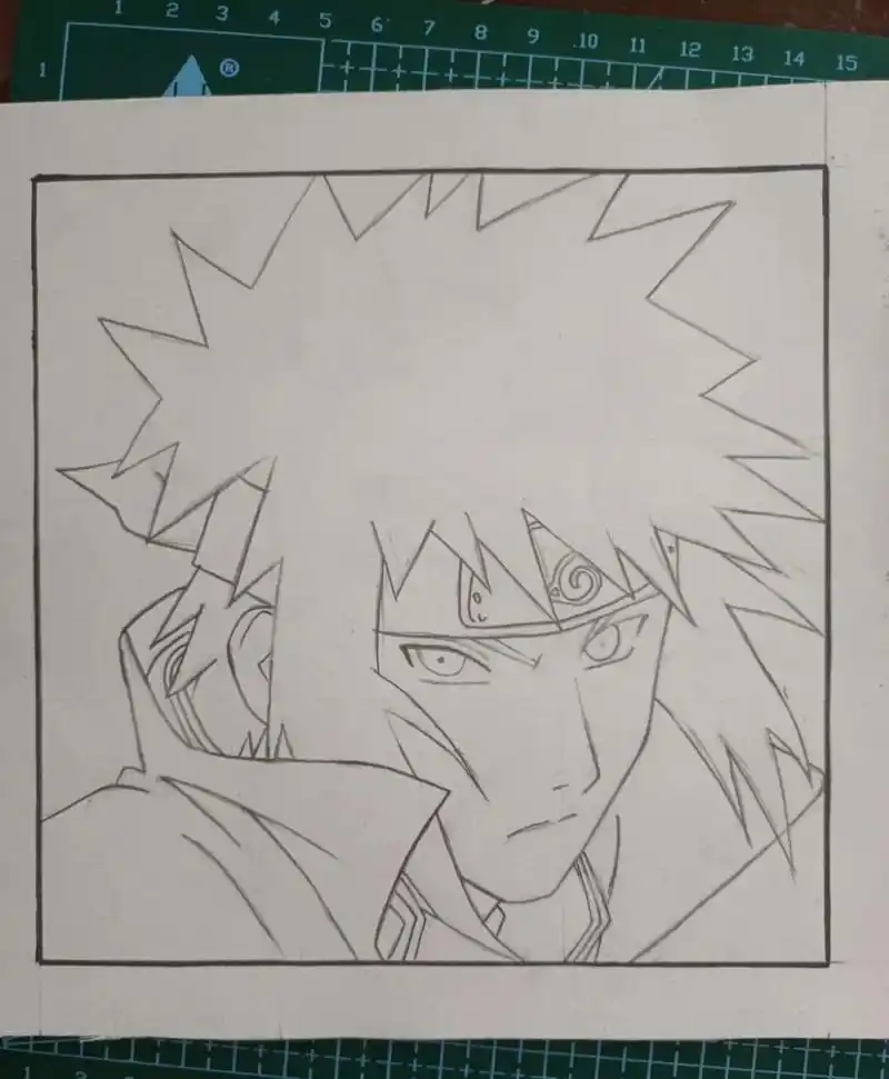 波风水门# #火影忍者##手绘# #手绘教程