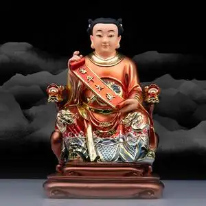 当年太岁树脂神像金缕彩壬寅值年太岁爷星君现代人物桌面摆件新品