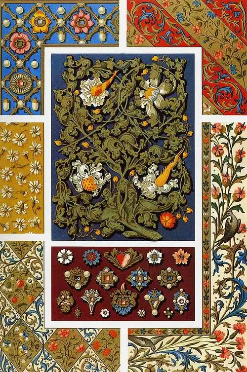 亚洲.中世纪.文艺复兴时期装饰图案 (101)