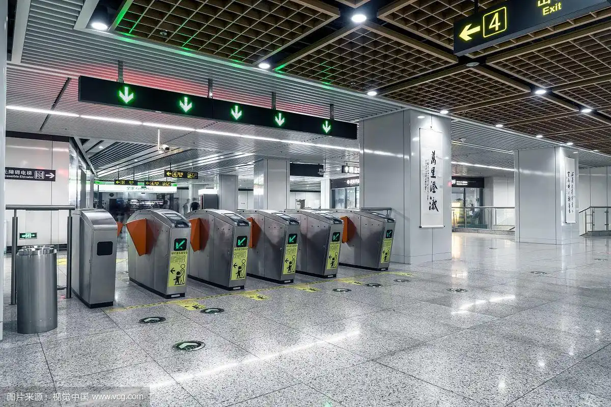 苏州地铁站进站口