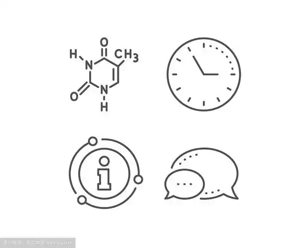 化学公式线图标化学实验室标志