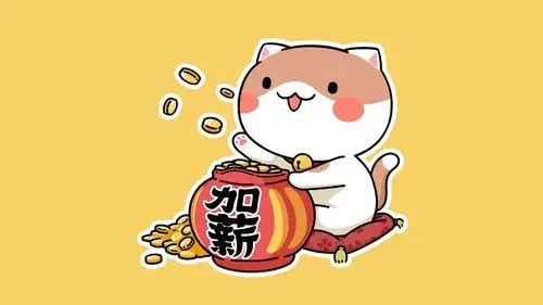 可爱萌系猫咪卡通桌面壁纸