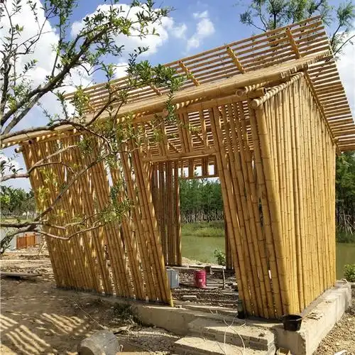 厂家直销竹建筑竹屋竹房子竹楼竹别墅