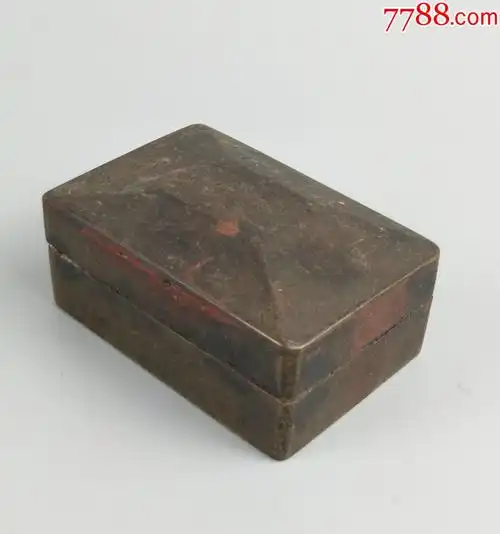 方形铜墨盒