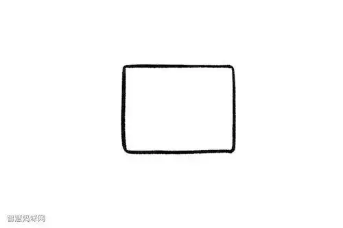 各种方形物品简笔画