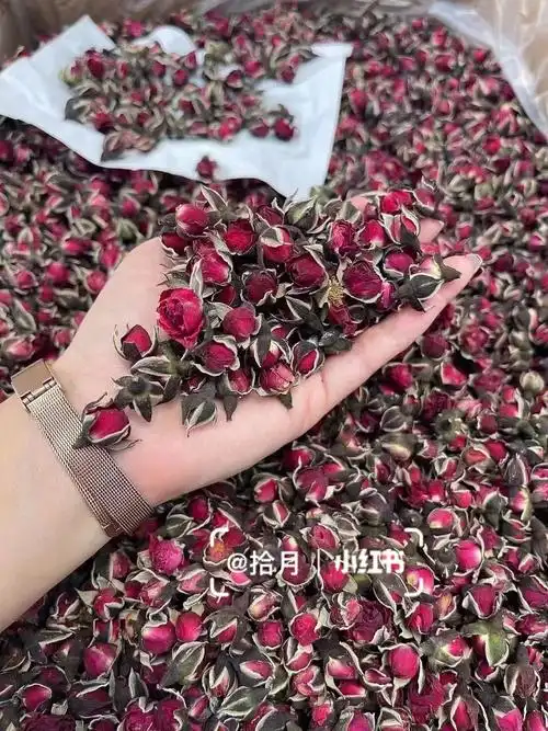 金边玫瑰党参茶