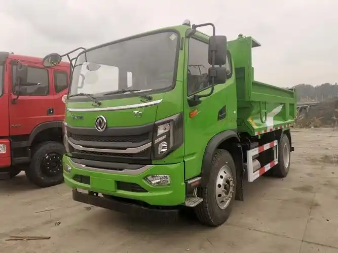 165翻斗自卸车国六华神小单桥4x2标准桥东风华神65米平板自卸车