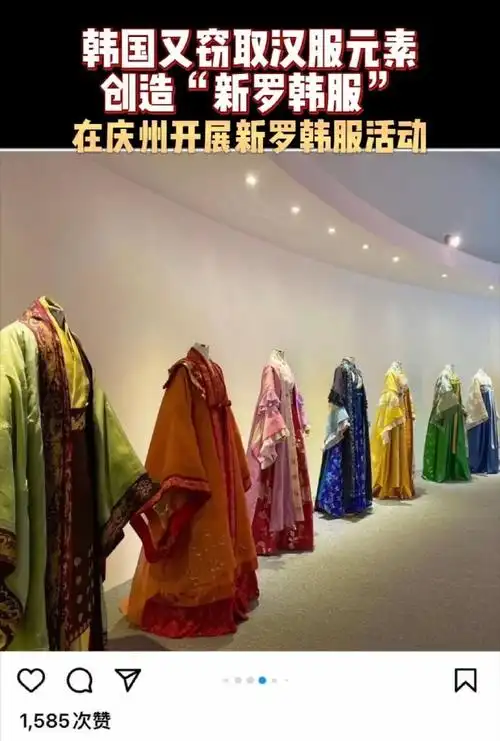 创造一个新名词:"新罗韩服"…我真的服了,创造属于自己民族独有的服饰
