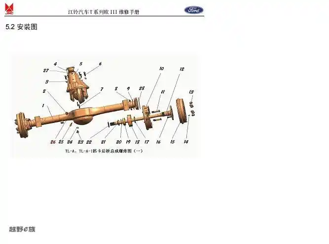 求助,后桥解剖图.