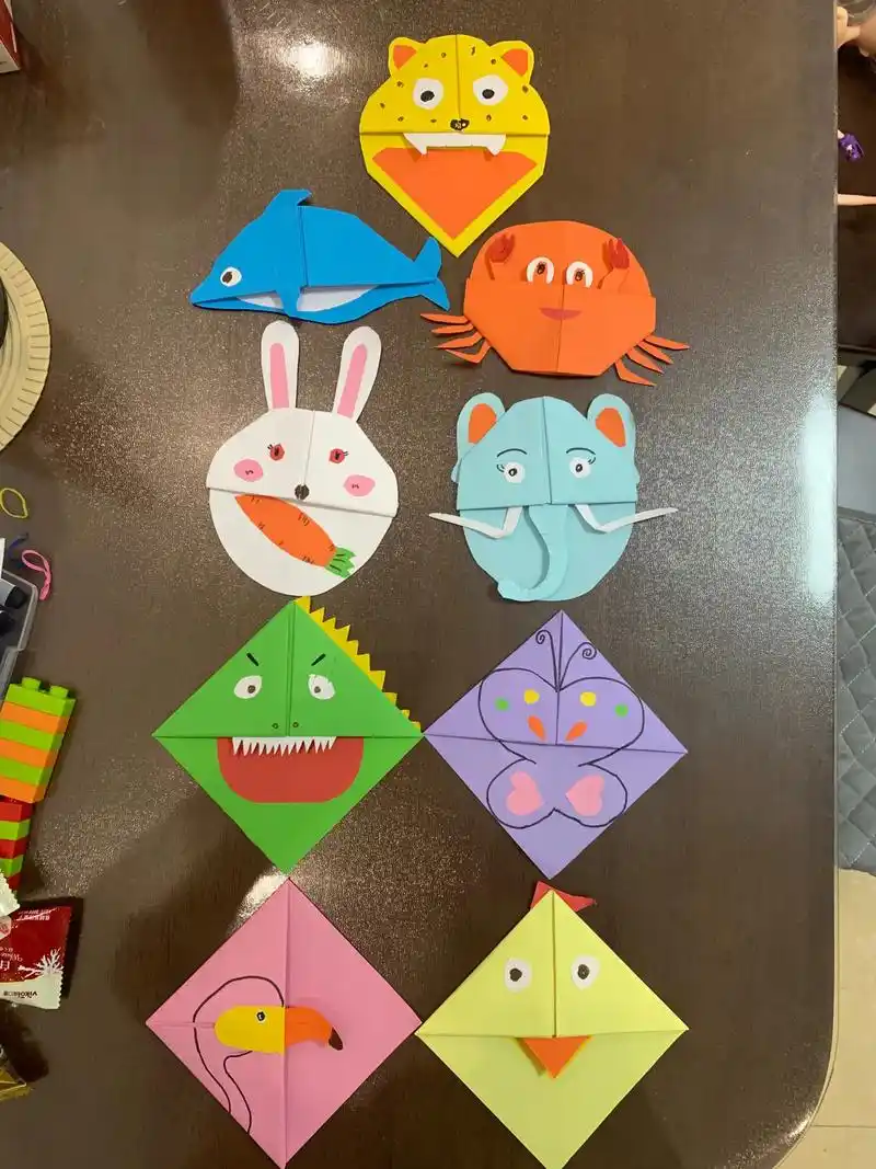 吴先森的手工之一动物书签简单小手工