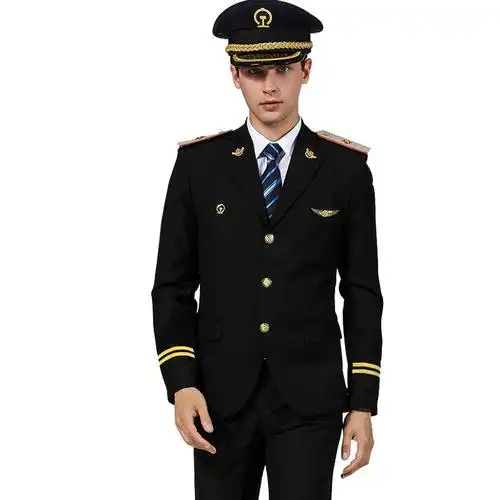 秋冬铁路制服套装男高铁动车火车乘务服装铁路工装列车员空勤制服