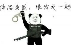 每次扫黄你都在传播黄图跟走一趟熊猫人gif动图_动态图_表情包下载