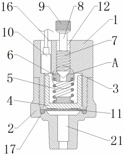 一种可调节式压力开关的制作方法