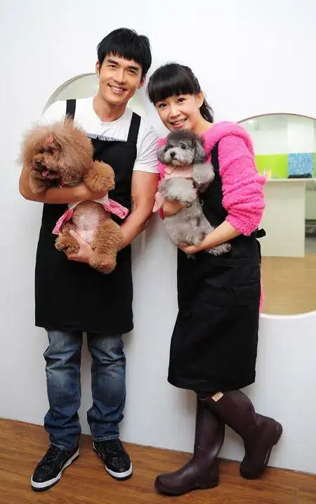 神仙杨一展担任宠物店店长洗狗遭袭击