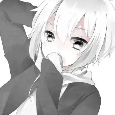 祁小念 (头像)可爱白色系正太动漫男头_男生头像_我要个性网