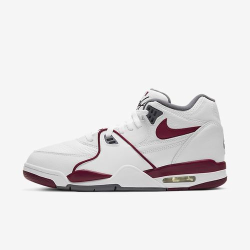 耐克nike air flight 89 白红男子复古实战篮球鞋 dd1173-100 44.