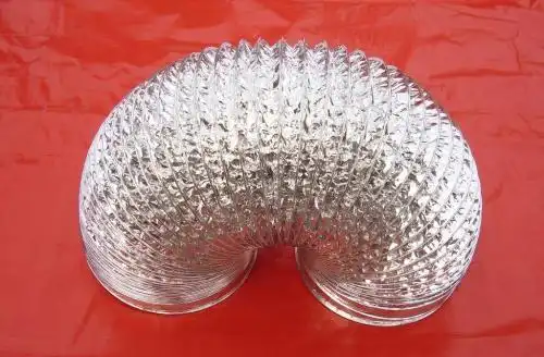 直径200膜布保温软管 铝箔空调软管 空调软管 空调伸缩软管-钢铁现货