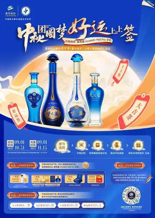 洋河·梦之蓝水晶版,洋河·梦之蓝m6 产品,即可扫描瓶盖里的二维码