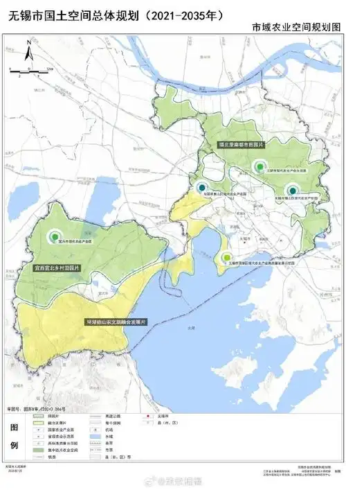 无锡市国土空间总体规划(2021-2035 年)#无锡#无锡超话#无锡身边事