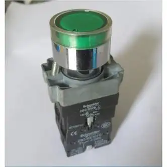 zb2bwb5c带指示灯的按钮开关 白色 24v 1常开 1常闭 xb2bw31b5c