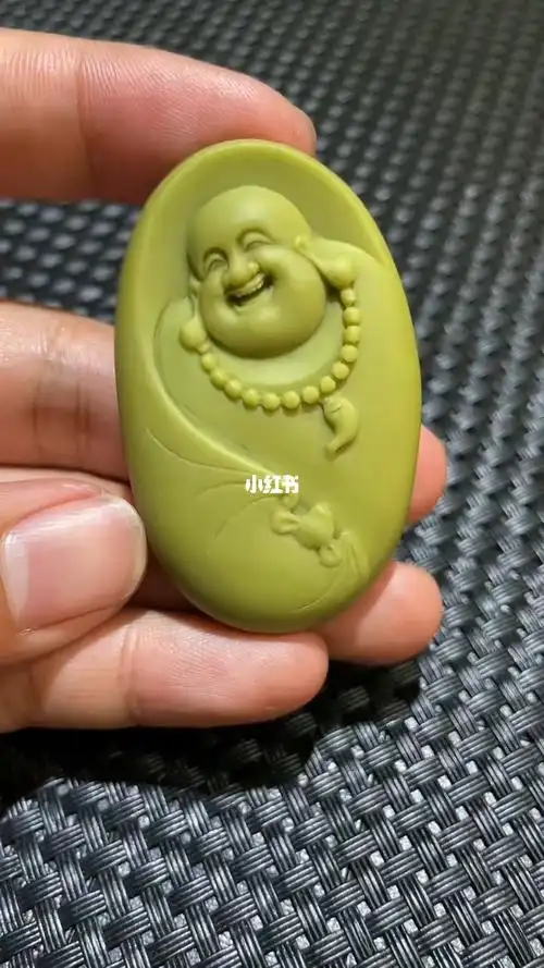 新疆绿泥玉雕刻件98_雕刻_兴趣爱好_手工