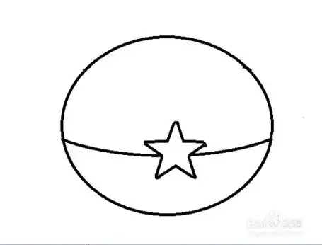 皮卡丘的咕噜球简笔画