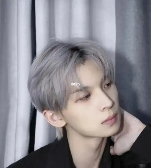 男生灰色发型时尚帅气