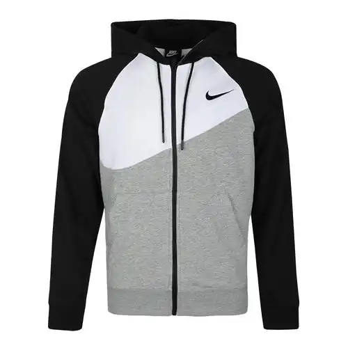 nike耐克男外套2019秋冬季新款连帽休闲运动服宽松夹克bv5300-064