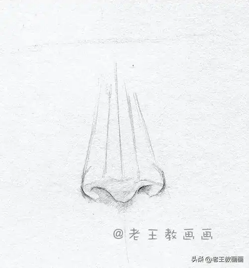 素描五官如何画鼻子这是我见过最好的教程