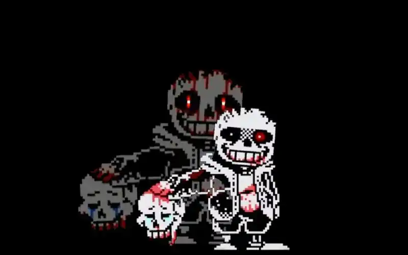 [ 精神错乱 sans 1-2阶段 ]insanity phase 1-2: hard mode megalo