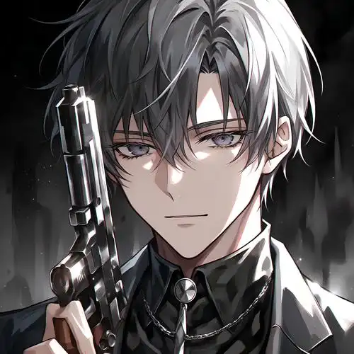 头像男生🔥霸气冷酷拿枪🔫