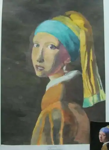 这堂课,老师要求小朋友用自己的方式画出经典世界名画,这次,蒙娜丽莎