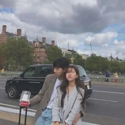 情侣头像真人浪漫唯美一对2019 你的双眸里有星星烟火