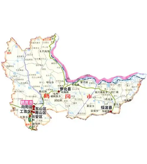 鹤岗市黑龙江省地级市