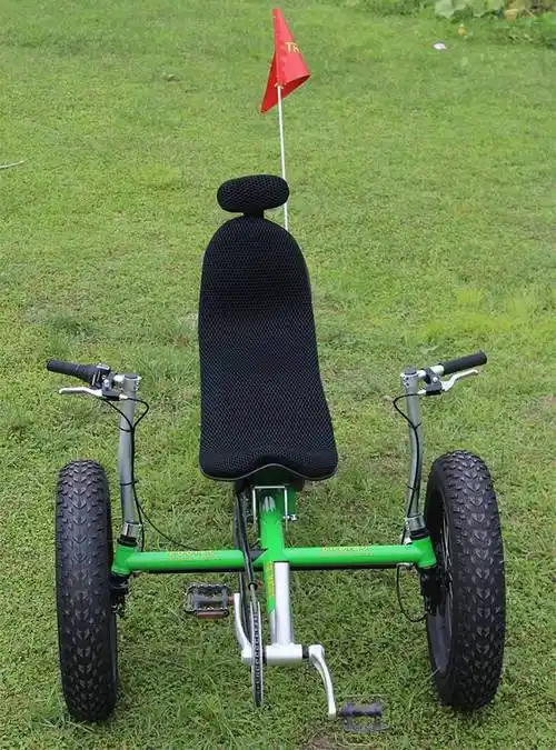 躺骑自行车 tri-matrix 躺车自行车20/26寸三轮雪地车沙滩车休闲骑行