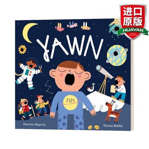 yawn 英文原版绘本 打哈欠 英文版 进口英语原版书籍