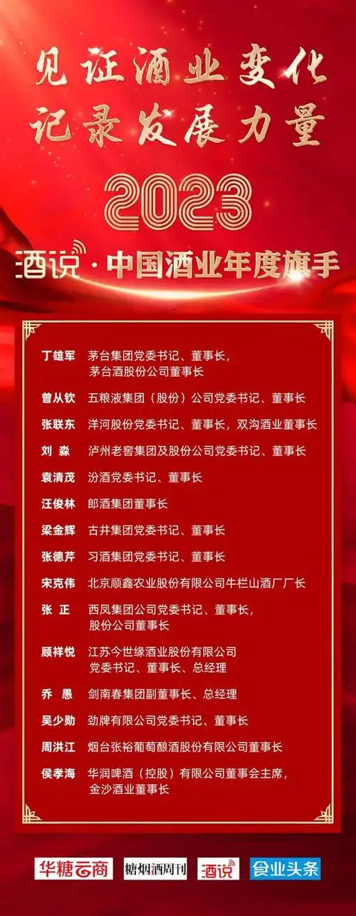 2023中国酒业年度旗手之周洪江:创新突围,韧性向上|张裕|酒庄|中国