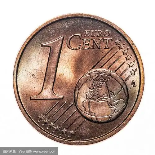 1欧元分硬币孤立白色(2002年)