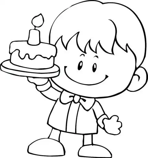 我的生日简笔画