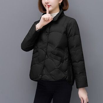 零释短款羽绒服女2022新款冬季小个子轻薄立领韩版新国标白鸭绒冬天