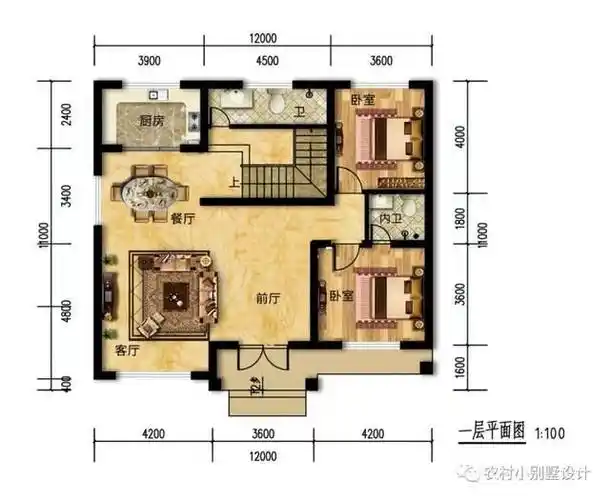 简欧二层农村自建房别墅,2024农村自建房别墅最佳别墅户型推荐