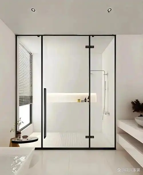 卫生间别死磕安装淋浴房了,这样设计,既美观又实用