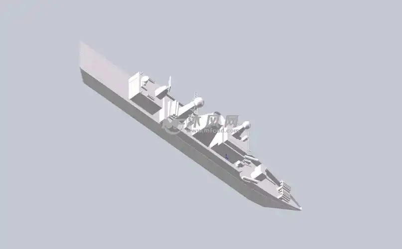 驱逐舰参考模型 - 海洋船舶图纸 - 沐风网