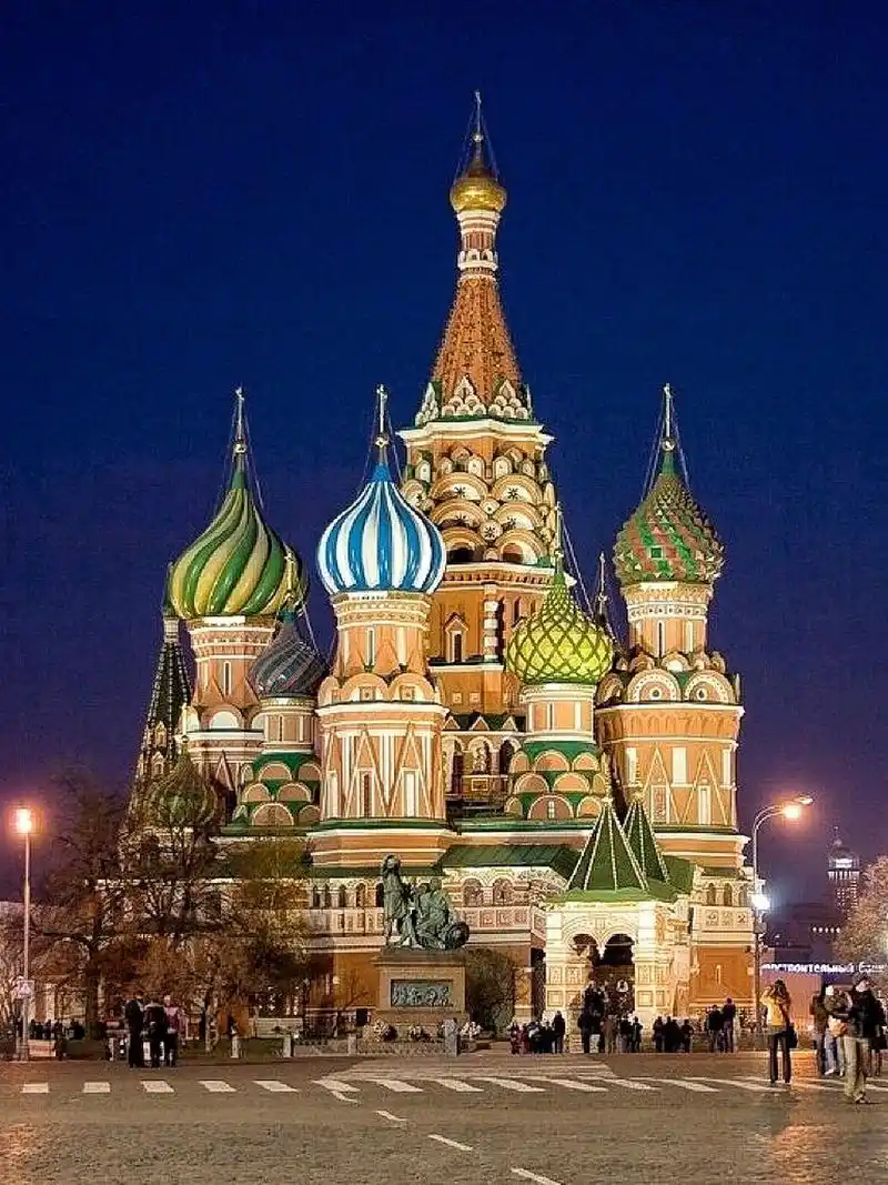 永恒之美  圣瓦西里升天教堂(华西里·伯拉仁内教堂),位于俄罗斯首都