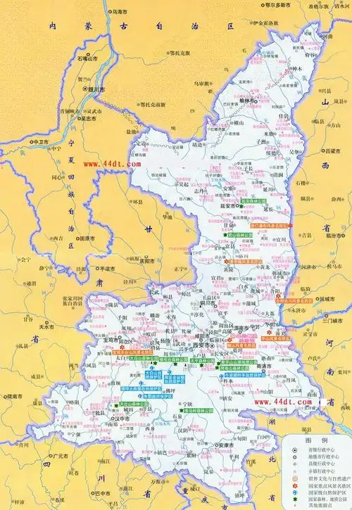 陕西地图(陕西地图兵马俑)