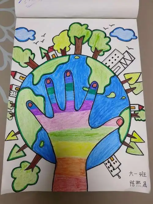 天一幼儿园大班世界地球日【保护地球,致敬地球拯救者- 白衣天使】