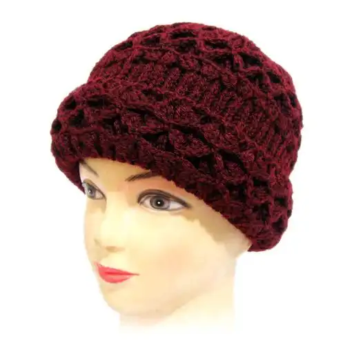 中老年人帽子女针织毛线帽奶奶帽保暖冬季帽秋冬天帽子老太太帽子