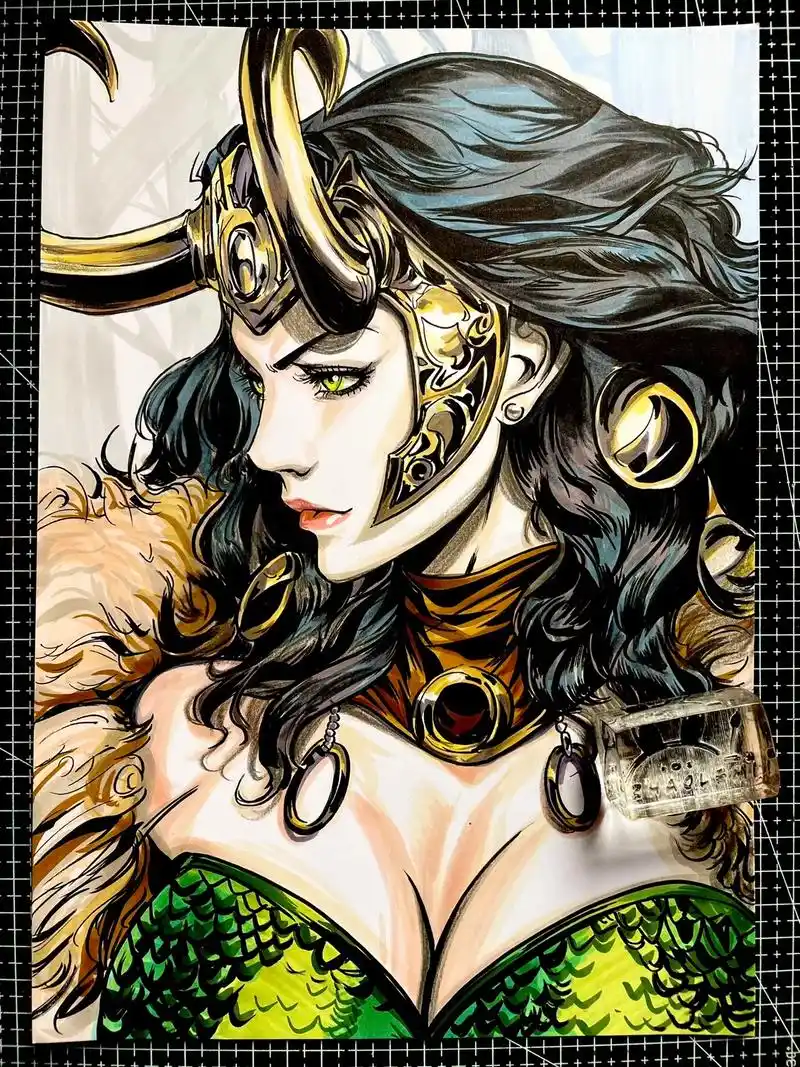 女洛基:我会魅术,你也会,因为我们是一样的. #漫威 #超 - 抖音