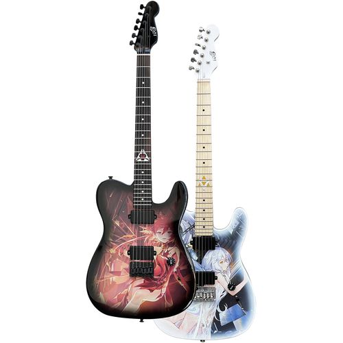 10s x 五维介质 赤羽星尘联名二次元动漫 电吉他手办