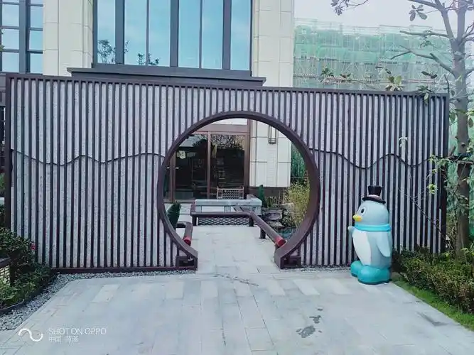 工厂直销钢结构拱门景观墙园林景观廊架室外景观工程格栅批发